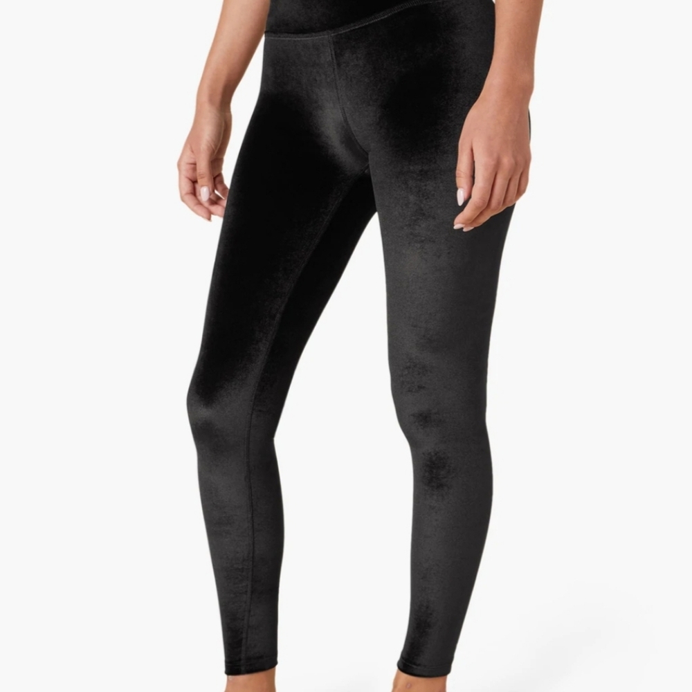 BLACK VELVET Motion High Waisted Midi Legging size Large